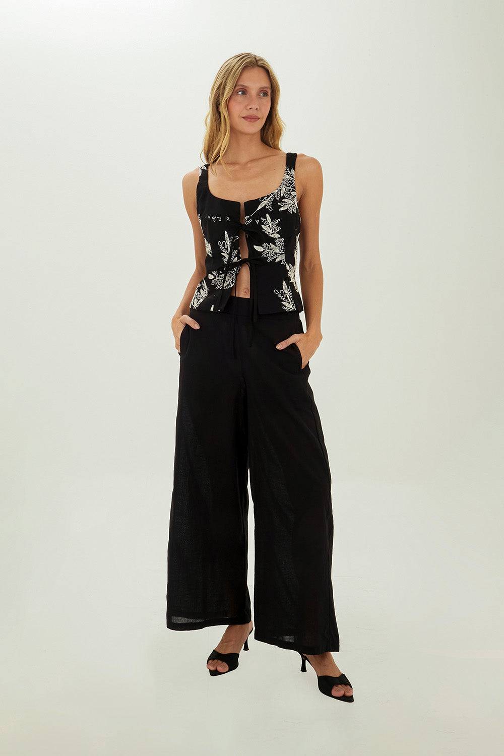 Black Colette Pants