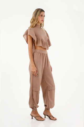 Taupe Savia Pants