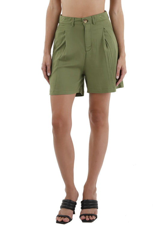 Dark Green Birkin shorts