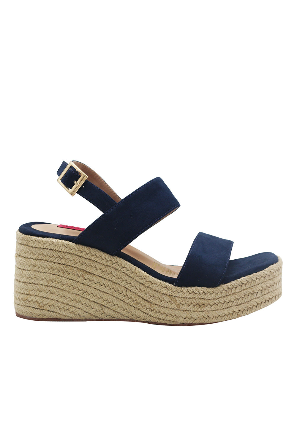 Dark Blue Victoria Platform Espadrille