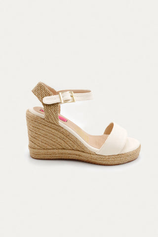 Beige Hellene Platforms Espadrille