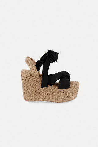 Black Suki Platforms Espadrille for woman