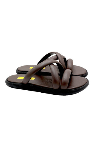 Brown Amara Flat Sandal