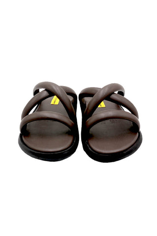 Brown Amara Flat Sandal