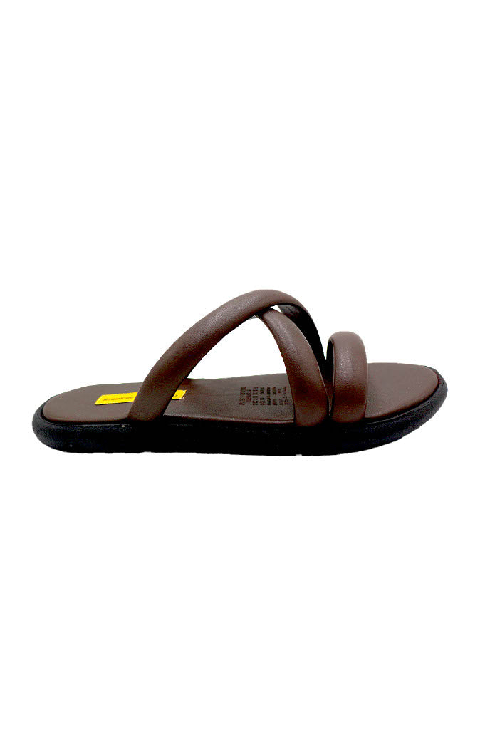 Brown Amara Flat Sandal