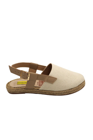 Beige Leah Flat Sandal