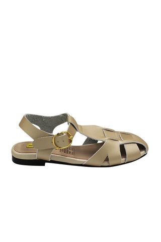 Champagne Charlotte Flat Sandal