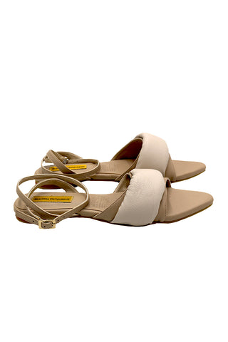 Ivory Camille Flat Sandal