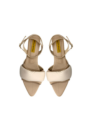 Ivory Camille Flat Sandal