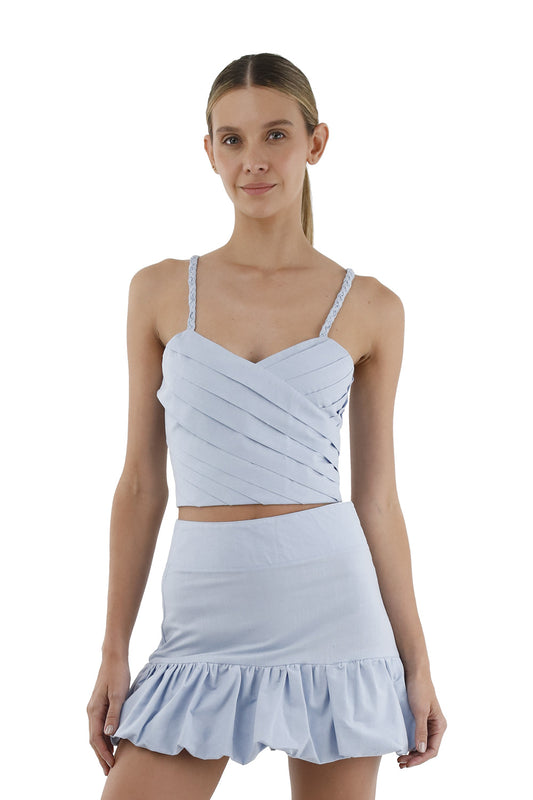 Light Blue Top Antibes