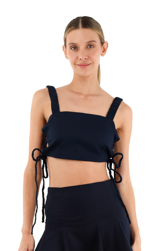 Dark Blue Sophia Top
