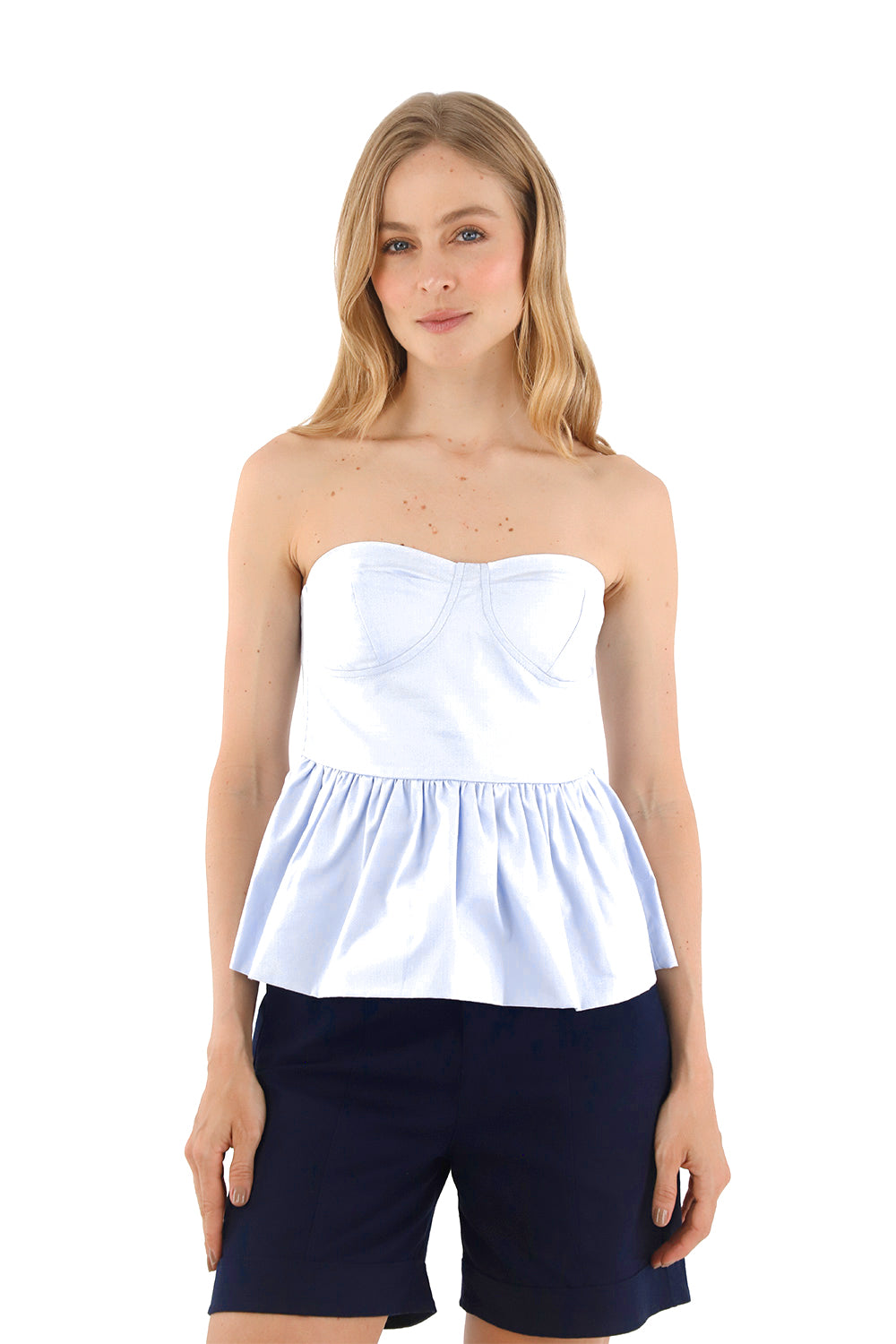 Light Blue Francesca Top