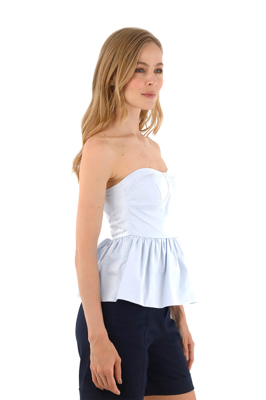 Light Blue Francesca Top
