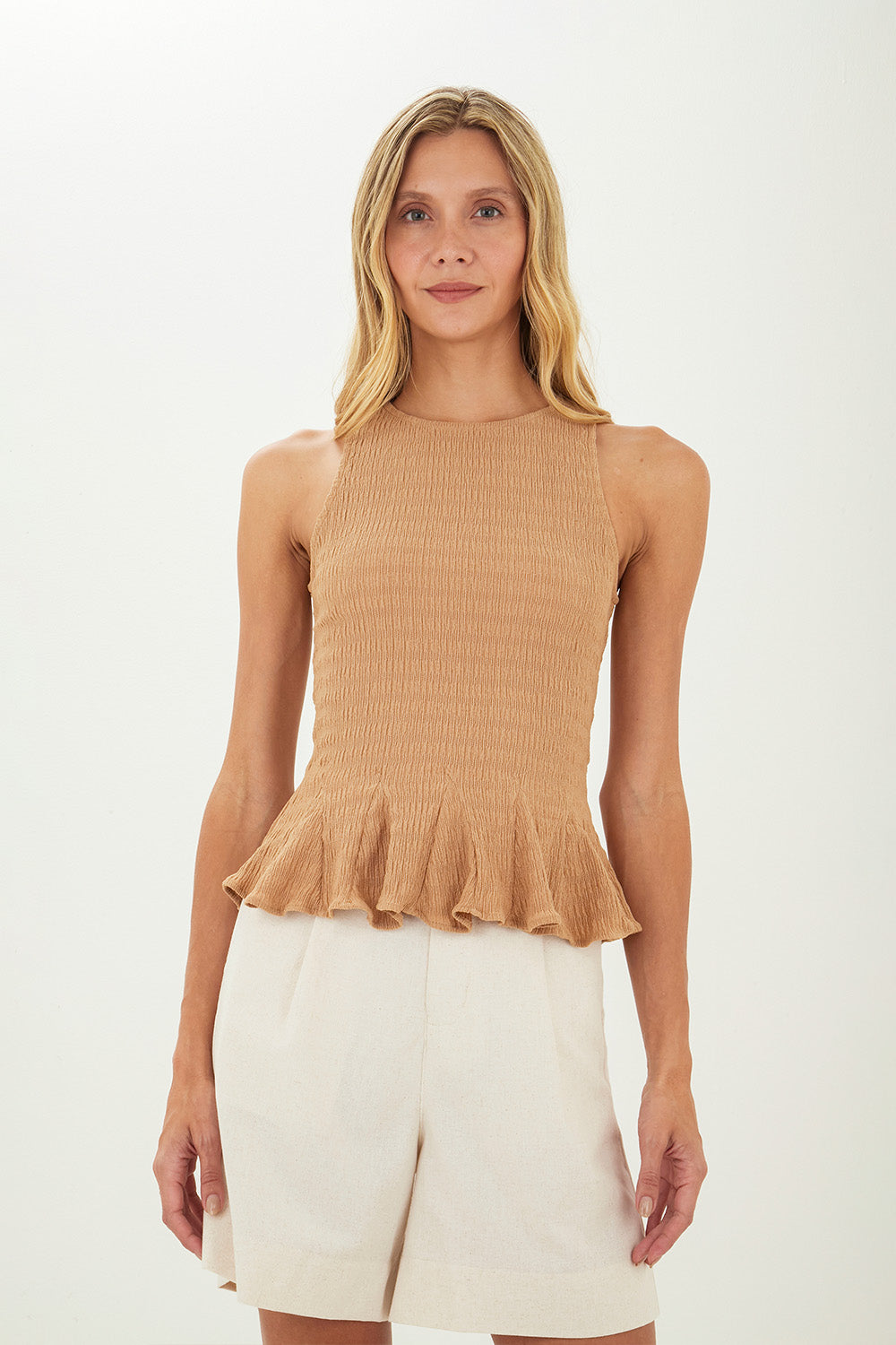 Taupe Christy Top