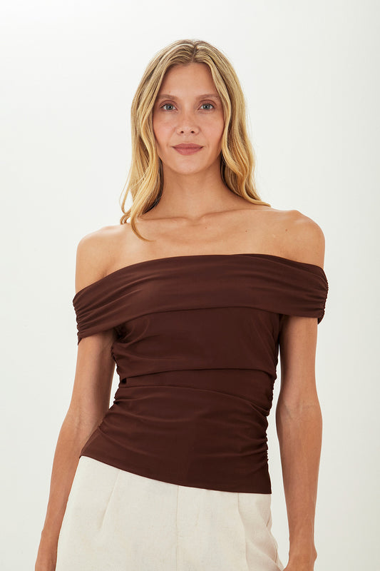 Brown Emma Top