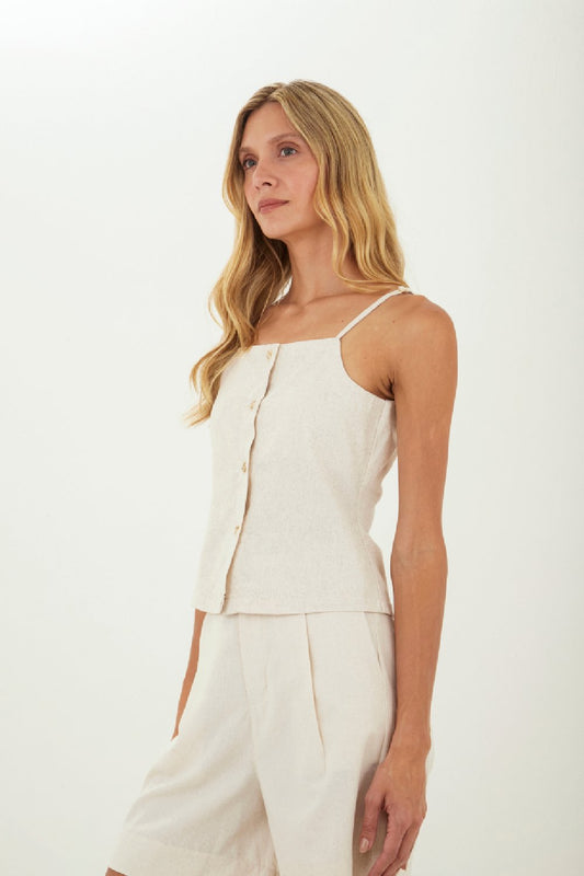 Beige Ava Top