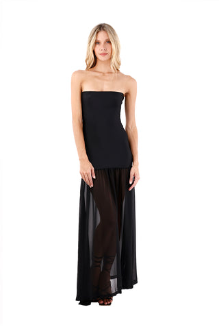 Black Amaya Long Dress