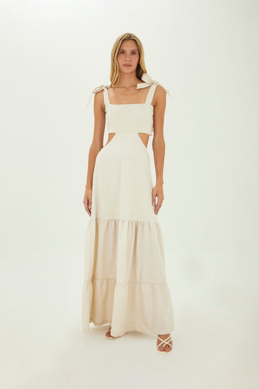 Beige Muse long dress