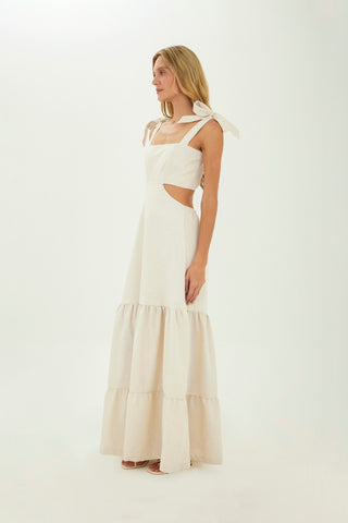 Beige Muse long dress