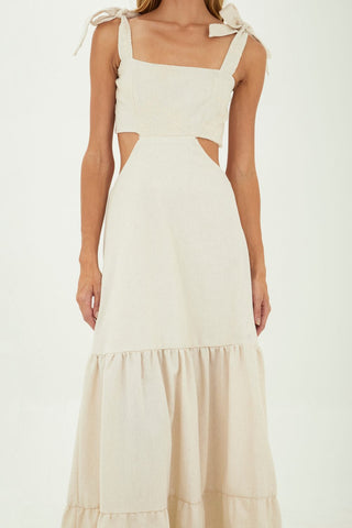 Beige Muse long dress