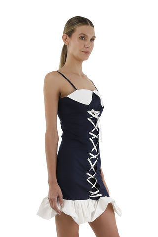 Dark Blue Angelie Long Dress