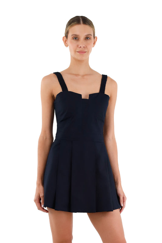 Dark Blue Dannia Short Dress
