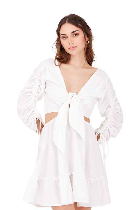 IVORY EUHORIC SOUL SHORT DRESS
