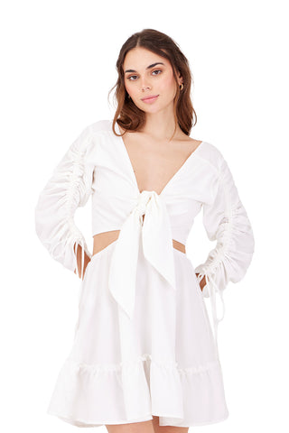 IVORY EUHORIC SOUL SHORT DRESS