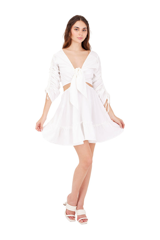 IVORY EUHORIC SOUL SHORT DRESS