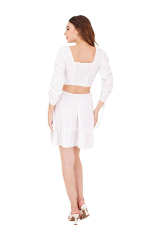 IVORY EUHORIC SOUL SHORT DRESS