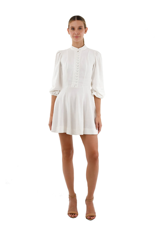 Ivory Juliette Short Dress