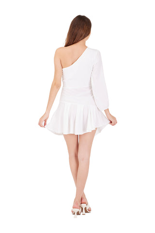 IVORY PALLADIUM SHORT DRESS