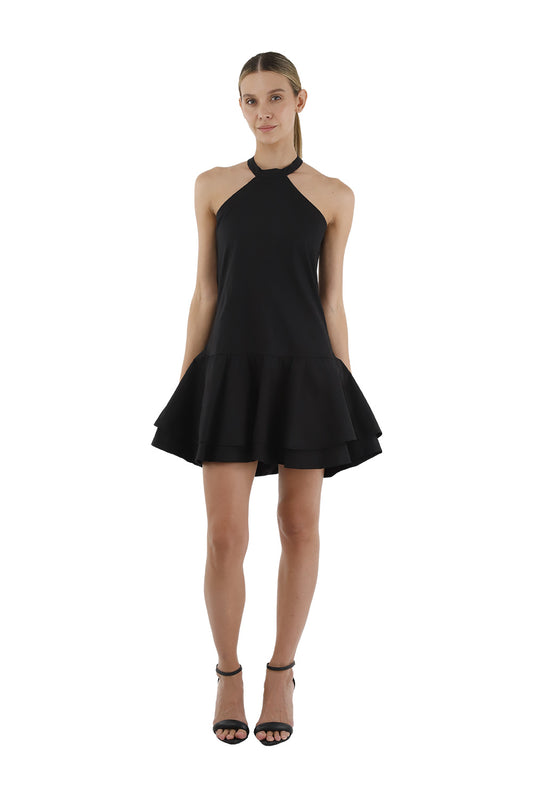 Black Geneve Short Dress