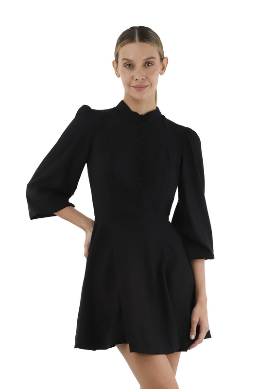 Black Juliette Short Dress