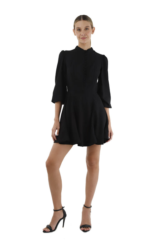 Black Juliette Short Dress