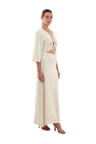 Ivory Angelina Long Dress