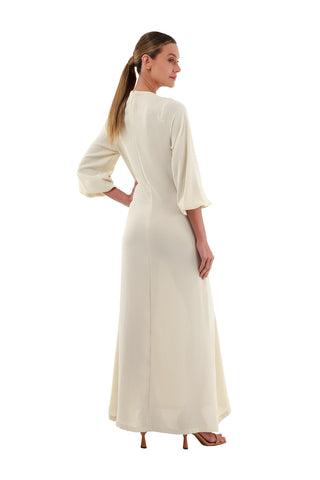 Ivory Angelina Long Dress