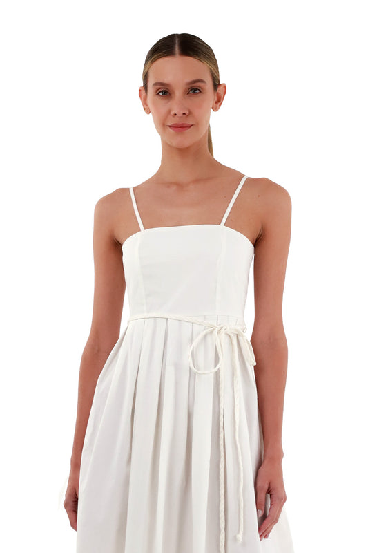 Ivory Long Provencal Dress