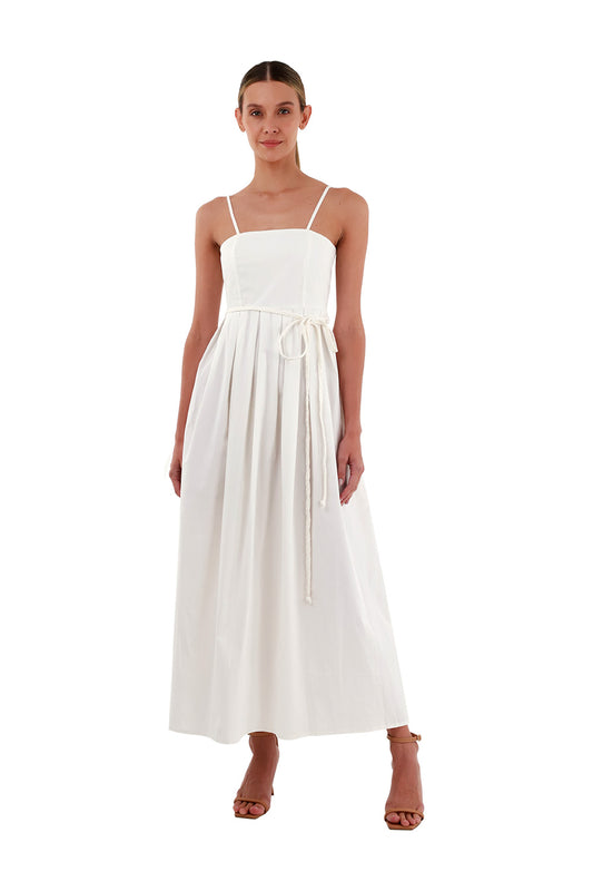 Ivory Long Provencal Dress