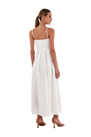 Ivory Long Provencal Dress
