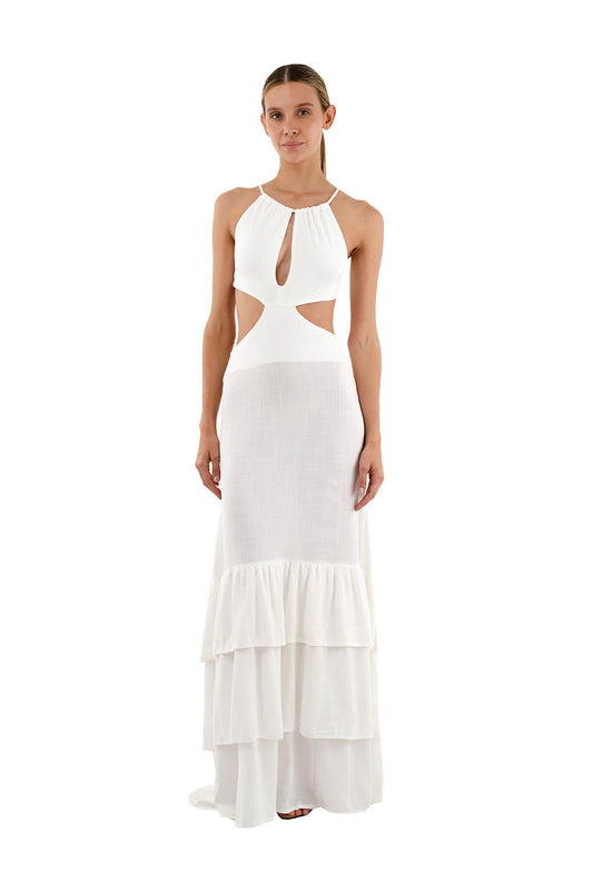 Ivory Rue Long Dress