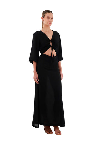 Black Danna Long Dress