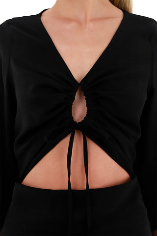 Black Danna Long Dress