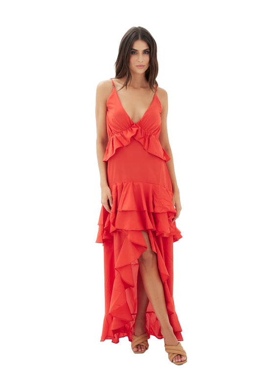 Red Radiance Long dress for woman