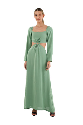 Dark Green Aura Short Dress