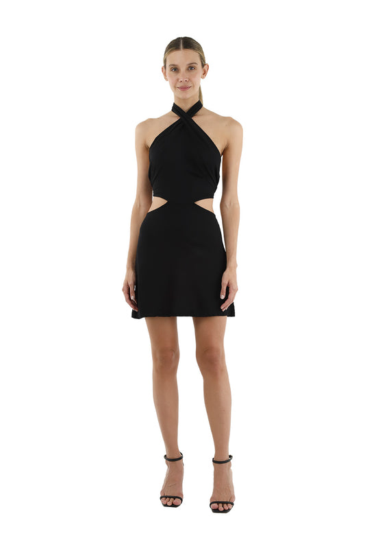 Black Claire Short Dress