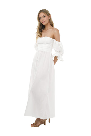 IVORY RADIANT SOUL LONG DRESS