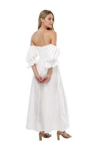 IVORY RADIANT SOUL LONG DRESS