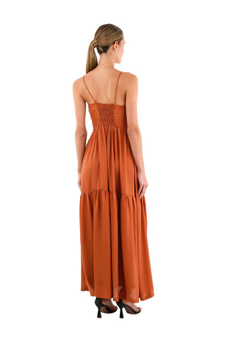 Terracotta Reese Long Dress