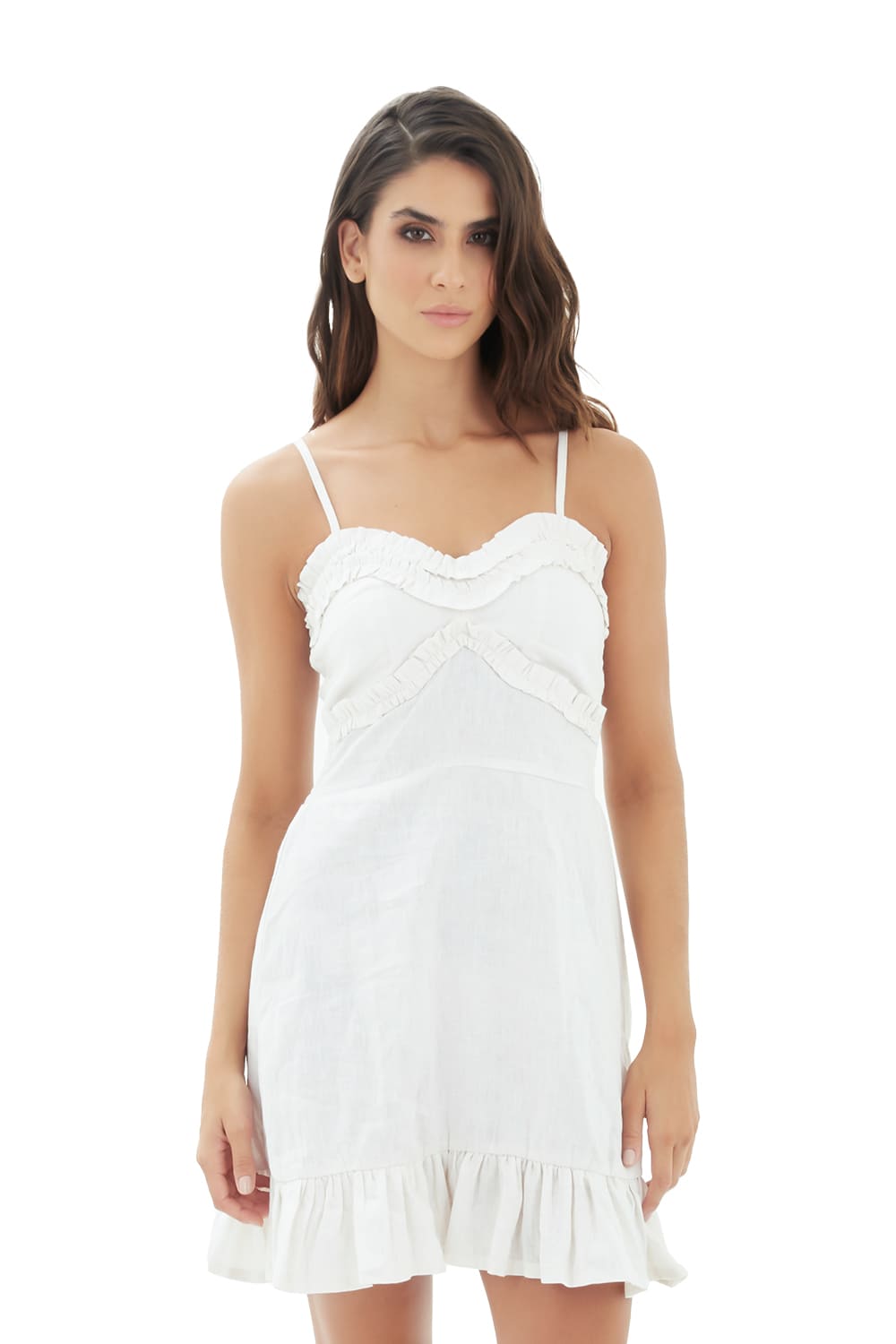 Ivory Viaje Nocturno Mini Dress for woman